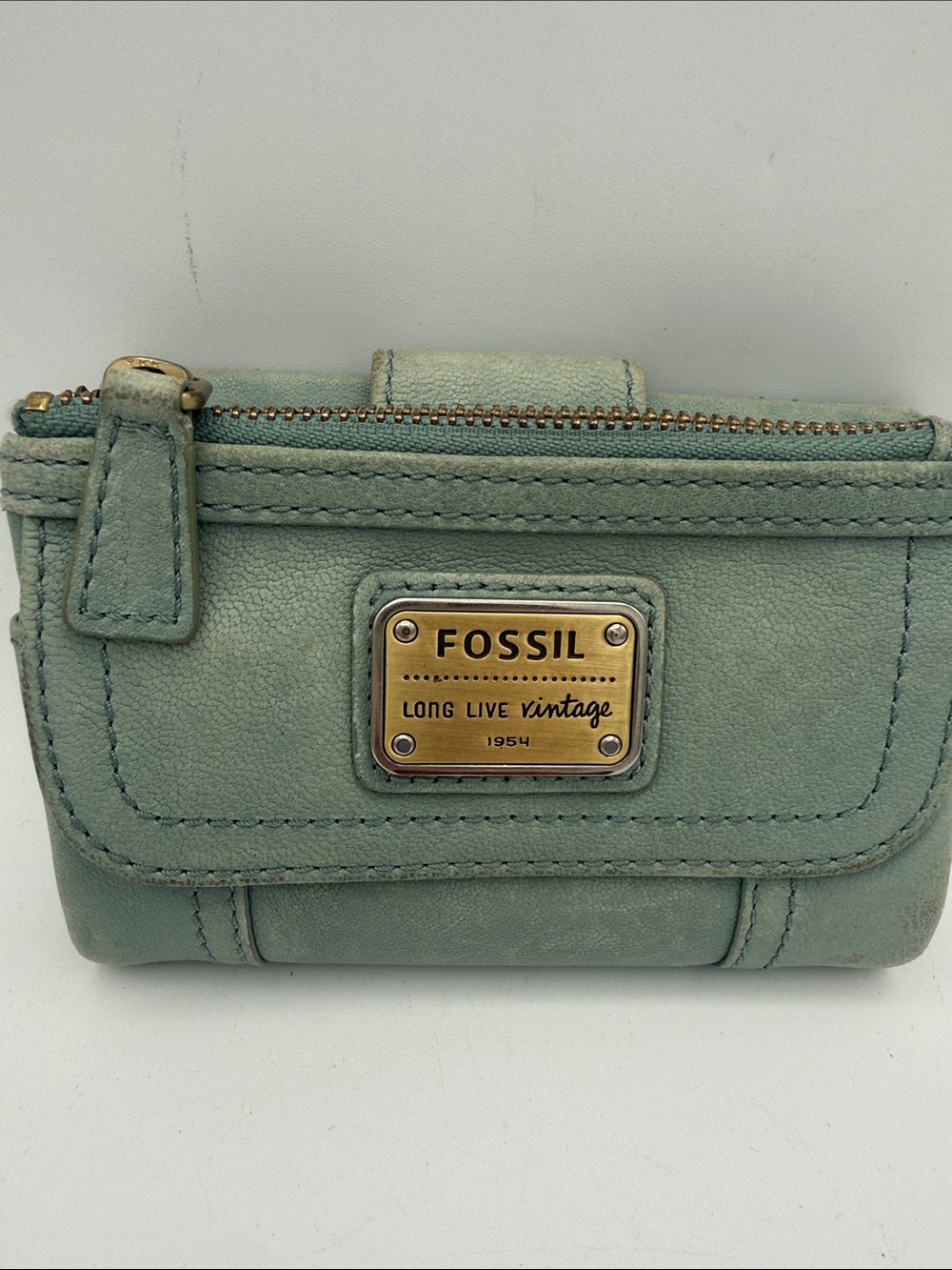 Fossil Women's Emory Multifunction-Seaglass bifold wallet